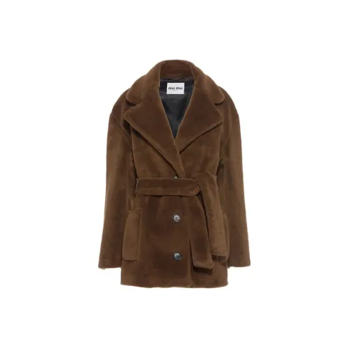MIU MIU stepping Women's Brown