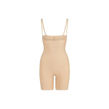 SKIMS BODY CORE SCULPT OPEN BUST MID THIGH BODYSUIT Jumpsuit Women's CLAY/Clay