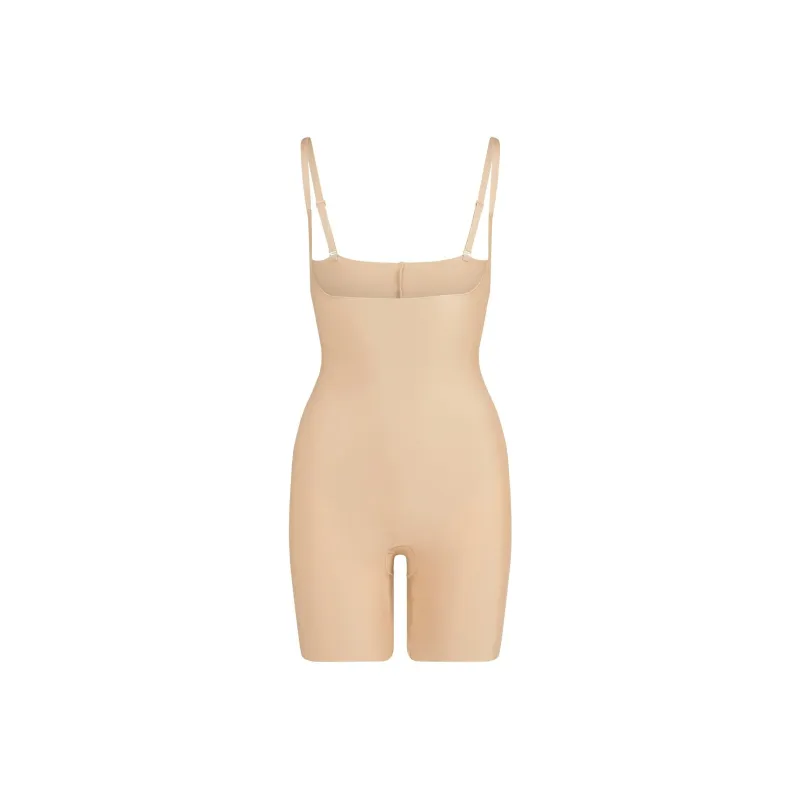 SKIMS BODY CORE SCULPT OPEN BUST MID THIGH BODYSUIT Jumpsuit Women's CLAY/Clay-0