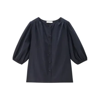 UNIQLO Shirt Women's Dark Marine Blue