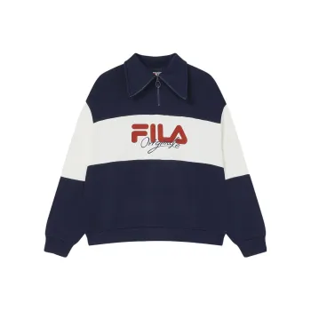 FILA Sweatshirts Women's Dark Silent Blue