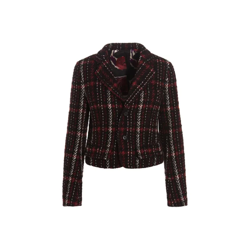 MARNI Single-breasted Tweed Jacket-0
