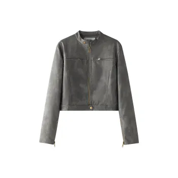 Heartboon Jackets & Coats Women's Black Gray