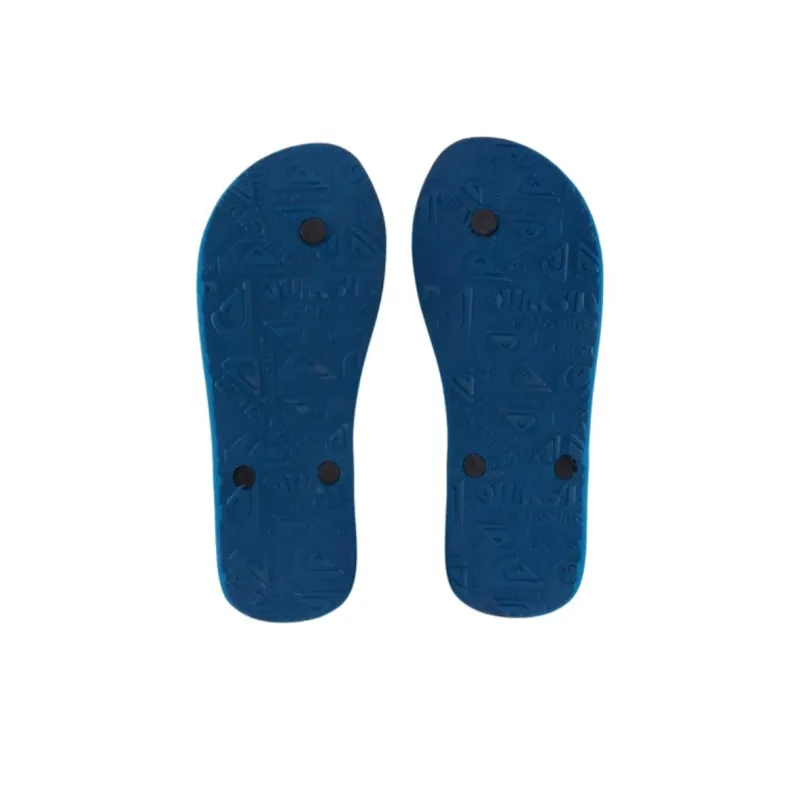 Quiksilver Abrasion Resistant Flip Flops Men's Blue-3