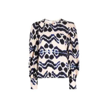 Ulla Johnson Lilliana Silk-satin Blouse
