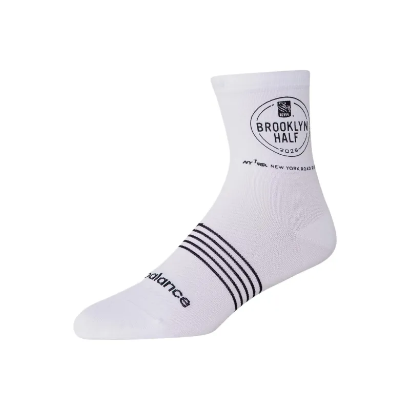 New Balance RBC Brooklyn Half Mid Calf Socks Unisex 1 Pack White-0