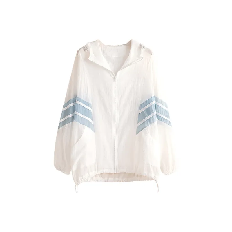 Cypress House Jackets & Coats Women's White & Blue-0