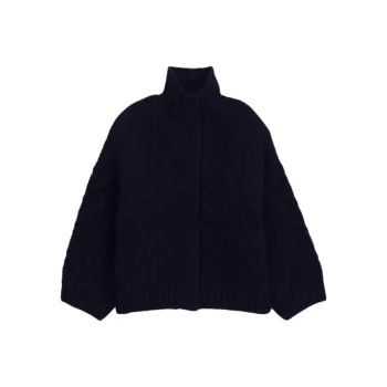 ZARA Jackets Coats Women's Marine Blue