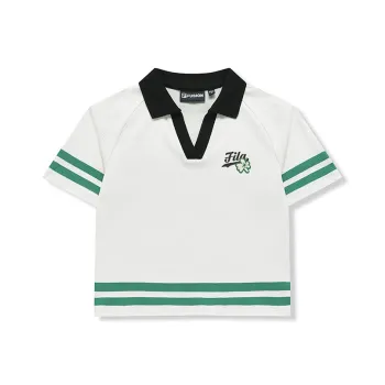 FILA FUSION Polo Shirts Women's Cloud White