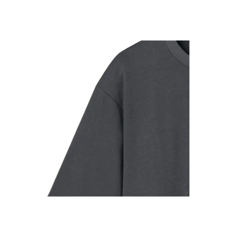 UNIQLO T Shirt Unisex Asphalt Gray-4