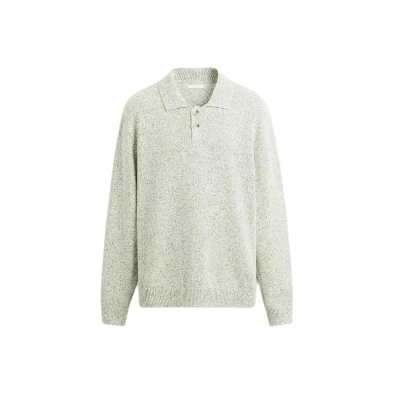 ZARA Polo Shirt Men's Green/Nude-0