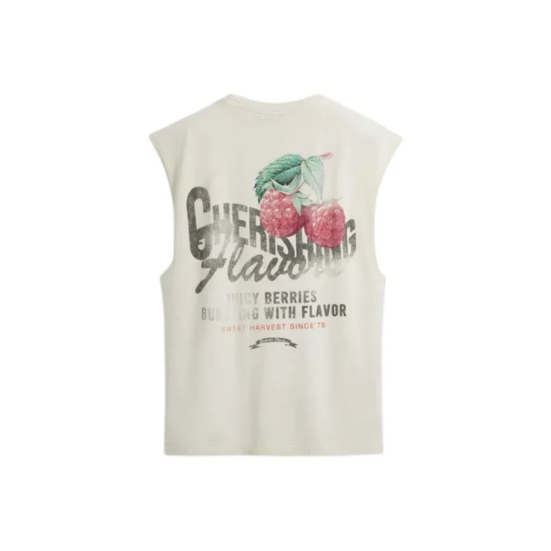 ZARA Tank Top Men's Frosted White-1