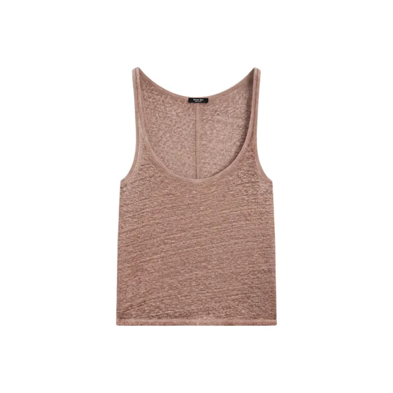 Massimo Dutti Tank Top Women's Rose Red-0