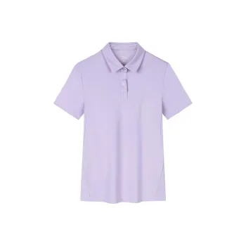 Anta Comprehensive Training Collection Sports Lifestyle Collection Polo Shirt Women's Light Dusty Purple