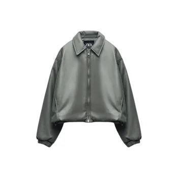 ZARA Jackets Coats Women's Lake Green