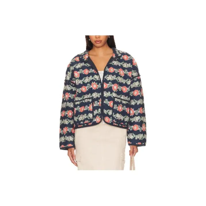 FREE PEOPLE Jackets Coats Women's Blue-0