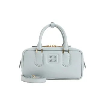 MIU MIU Arcadie Series Calfskin Shoulder Bag, Crossbody Bag, Handbag Women's Blue