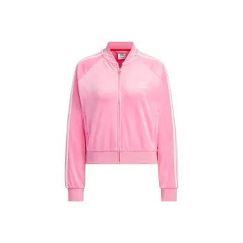 Adidas Originals x FEIFEI RUAN VELOUR SSTFEIFEI RUAN Collaboration Jackets Coats Women's Pink
