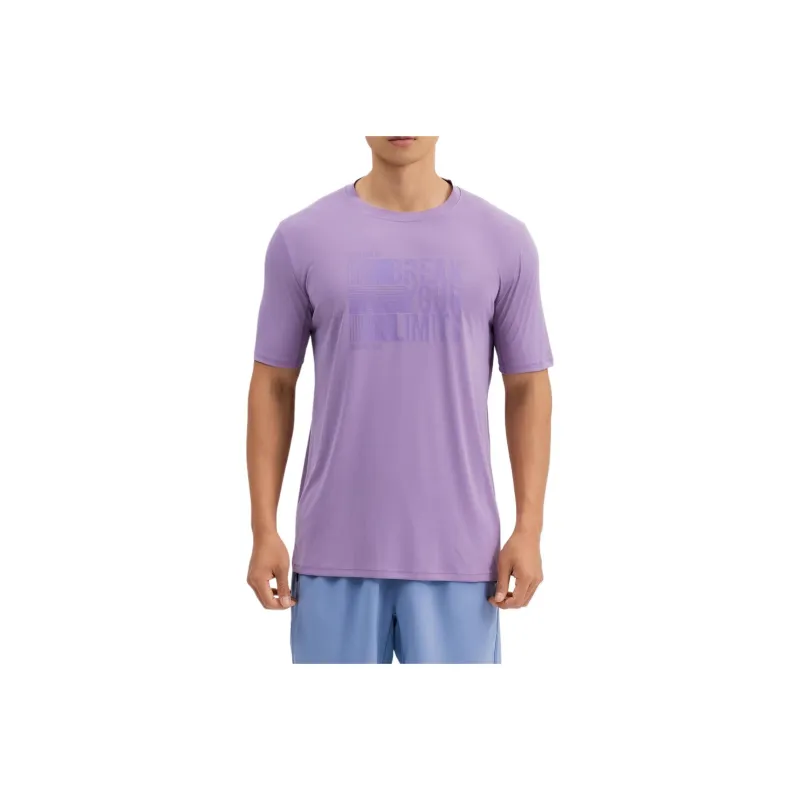 DECATHLON DOMYOS T Shirt Men's Dark Eggplant-0