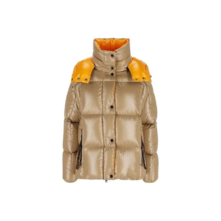 Moncler Parana Series FW21 Down Jacket Winter Women's Milk Tea Beige-0