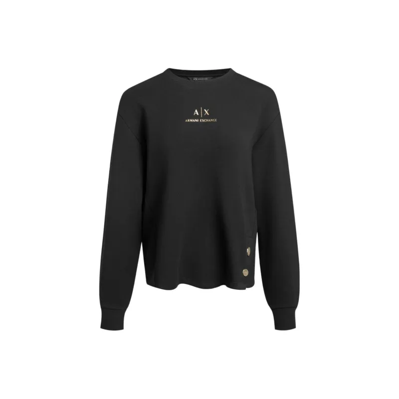 ARMANI EXCHANGEAE FW24 Sweatshirt Women's Black-0