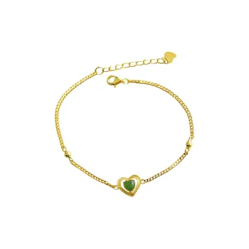 Jade Ink Love Hetian Jade Bracelets Jasper Women's