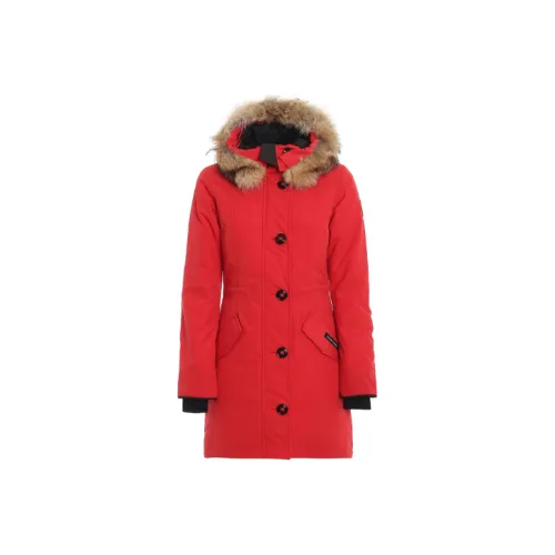 Canada Goose Down Jacket Women's Red