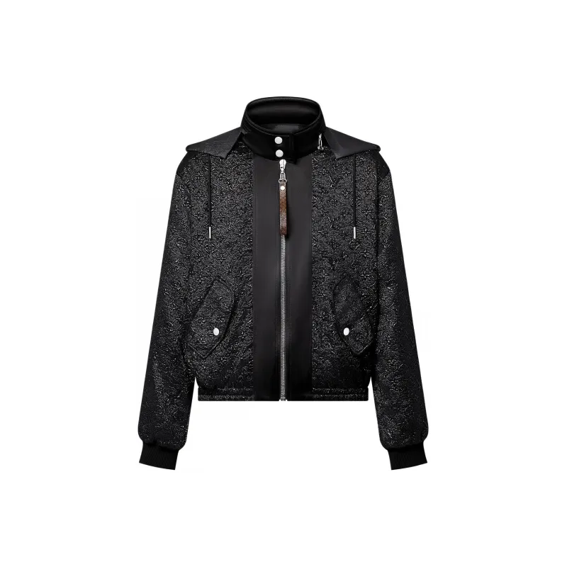 LOUIS VUITTON Monogram Jacquard Zip Up Jacket-0