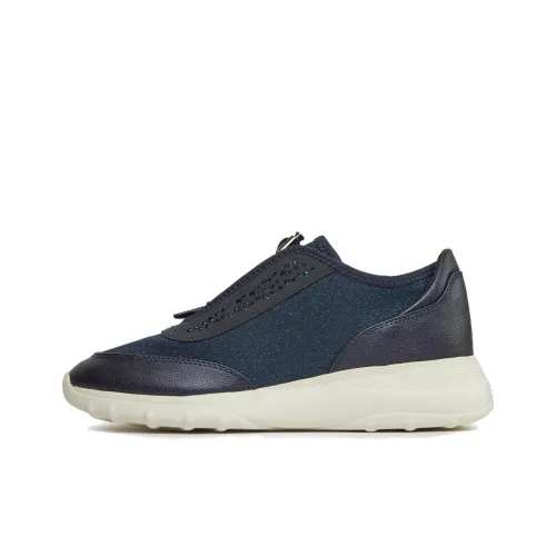 GEOX Alleniee Abrasion Resistant Low Top Casual Shoes Women's Marine Blue