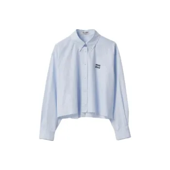 MIU MIU Shirts Women's Blue