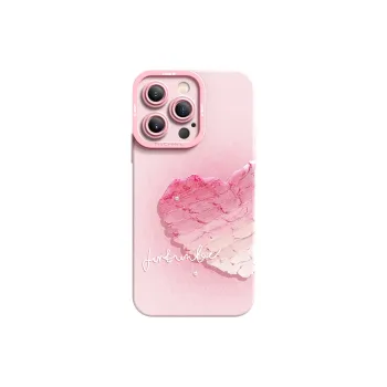 I Create My Art Silicone Material Gradient Heart Phone Cases Compatibility Apple IPhone 16/15/14/Plus/13/12/11/Pro/Max