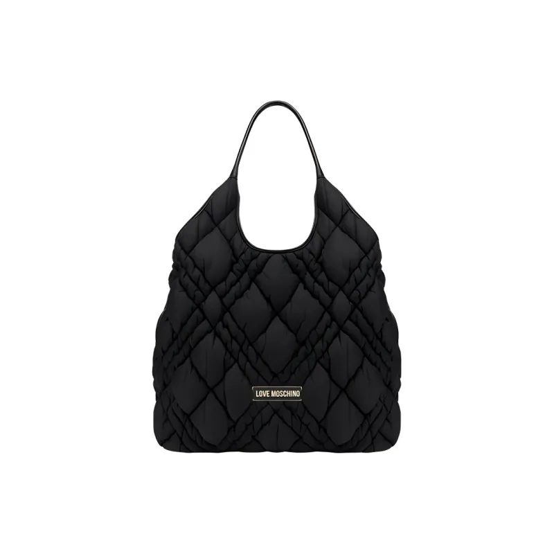 LOVE MOSCHINO Fabric Handbag Trumpets Women's Black-0