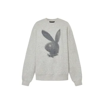 MOCO x PLAYBOY Sweatshirt Women's Light Heather Gray