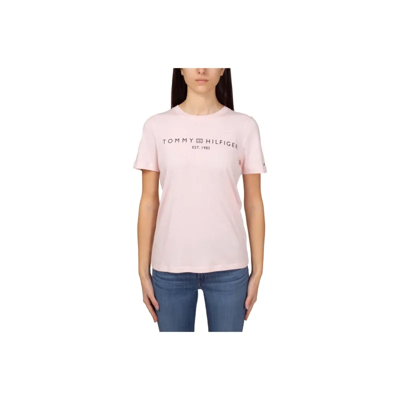 Tommy Hilfiger Logo print T shirt-0