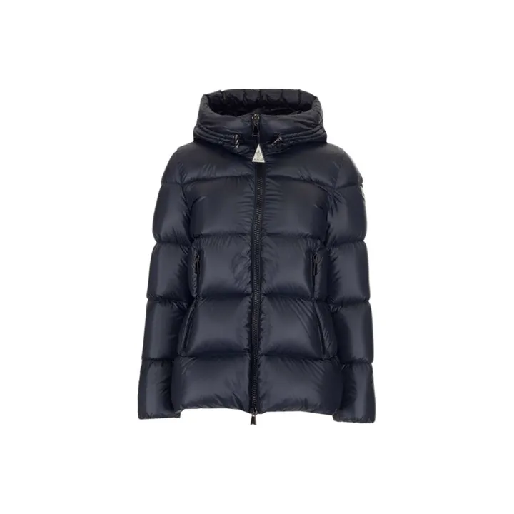 Moncler Down Jacket Women's Dark Blue-0