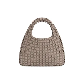 SCRY PU Handbag Medium Size Unisex Sand