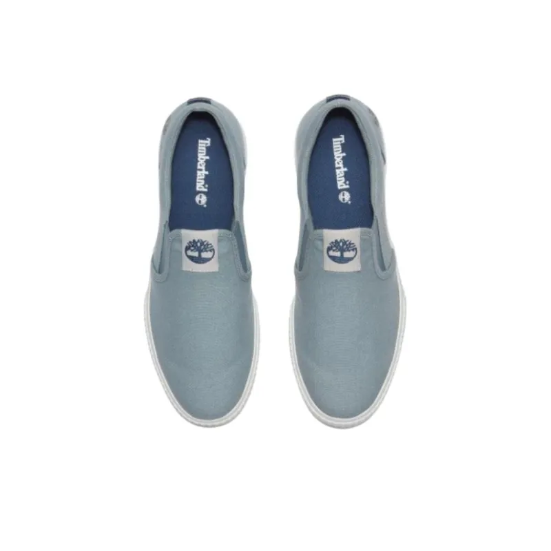 Timberland Anti Slip Wear Resistant Low Top Skateboard Shoes Men's Blue-4