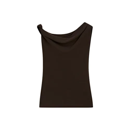 Massimo Dutti T Shirt Women's Brown