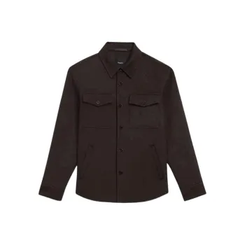 THEORY Buttoned Shirt Jacket