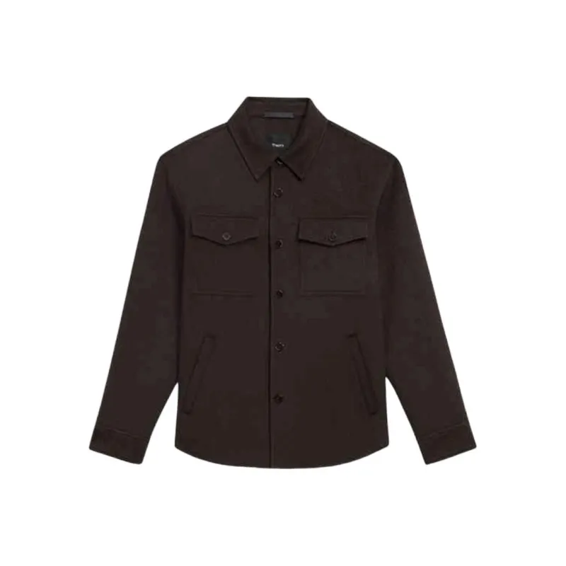 THEORY Buttoned Shirt Jacket-0