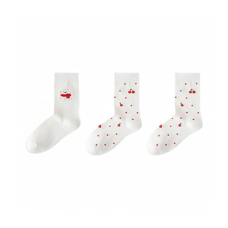 H YXIANG Mid Calf Socks Women's Combo Set-2