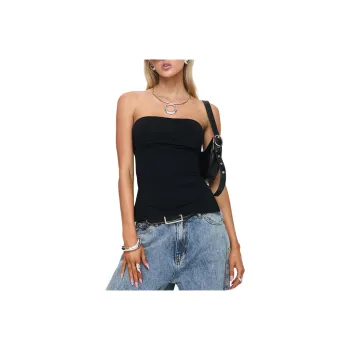 PRINCESS POLLY STRUTTER STRAPLESS TOP Strapless Top Women's BLACK/Black