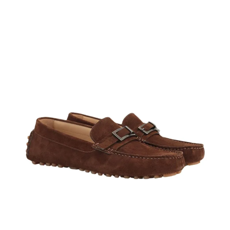 SERGIO ROSSI Sr Nora Gommino Loafers Men's Brown-2