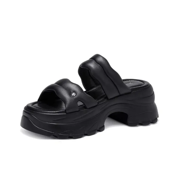 JESSICA SOPHIA PU Polyurethane Slip Resistant Abrasion Resistant Slide Slippers Women's-7