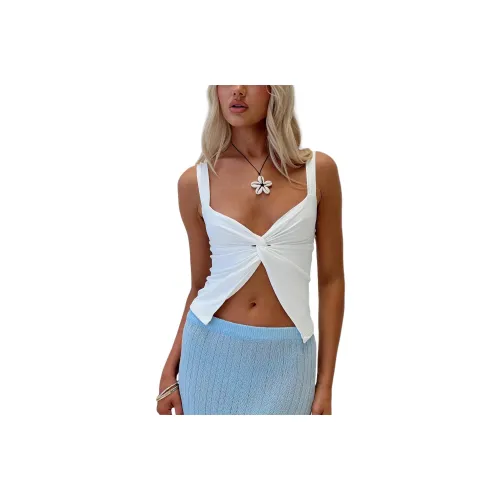 PRINCESS POLLY DUBIOS TOP Camisole Women's WHITE/White