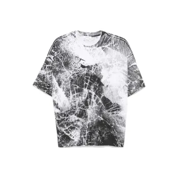 Alexander McQueen Smashed Screen print T shirt