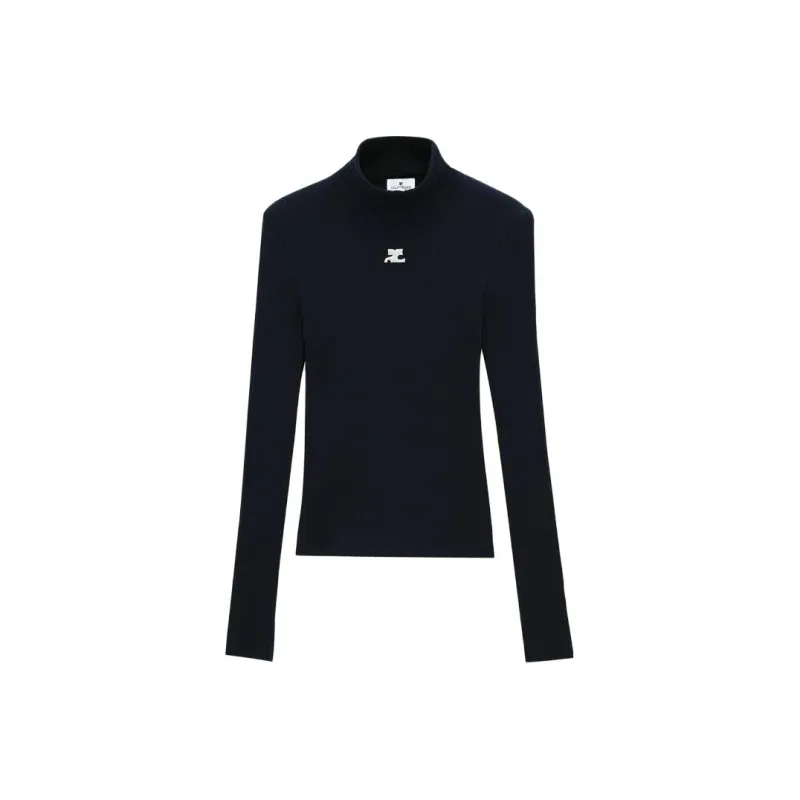 COURREGES High Neck Knitted Jumper-0
