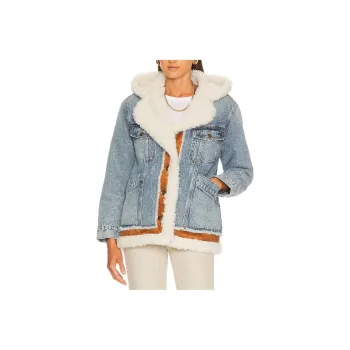 FREE PEOPLE Jackets Coats Women's Blue