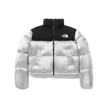 THE NORTH FACE Nuptse Novelty Down Jacket Jackets Coats Women's Silver
