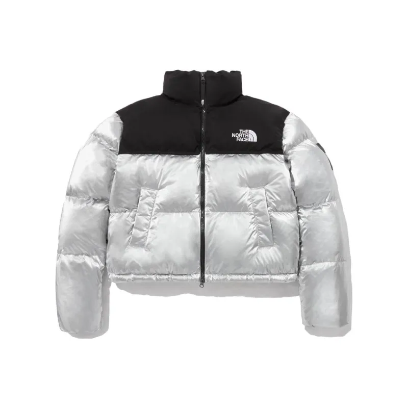 THE NORTH FACE Nuptse Novelty Down Jacket Jackets & Coats Women's Silver-0